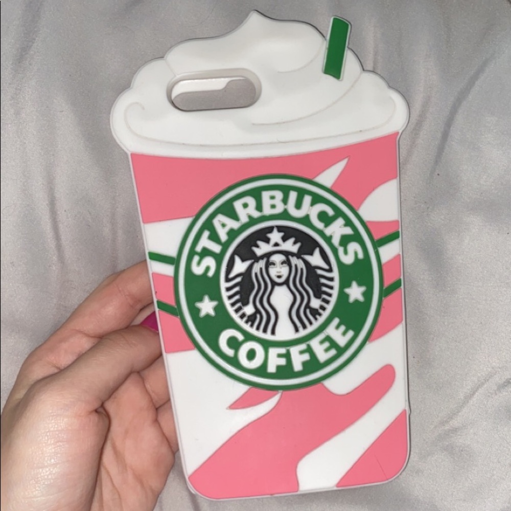 iphone 7+ starbucks phone case! NEVER USED